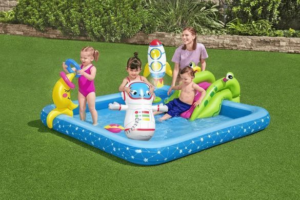 Водний ігровий центр Little Astronaut з гіркою Bestway 53126