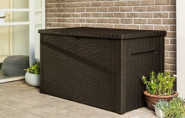 Садовий ящик для зберігання коричневий Java Box 850 л Keter
