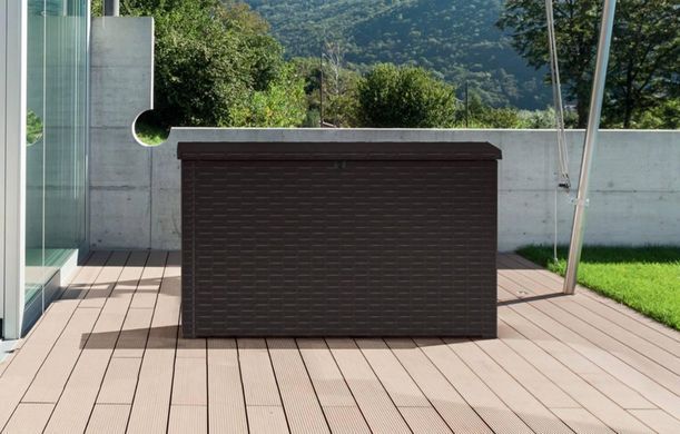 Садовий ящик для зберігання коричневий Java Box 850 л Keter