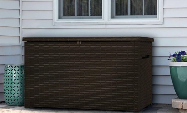 Садовий ящик для зберігання коричневий Java Box 850 л Keter
