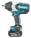MAKITA КЛЮЧ УДАРНИЙ 1/2" 18V DTW1002RTJ 1000Nm 2x5,0Ah BL КІЛЬЦЕ