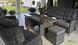 Садовая мебель из техноротанга Trivento Dining Dark Grey