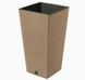 Квадратний садовий горщик Furu Square Eco Wood natura Prosperplast