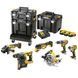 Набор из шести инструментов бесщеточных DeWALT