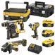 DEWALT НАБОР COMBO 18V DCK305P3T (DCF887, DCH273, DCG405)