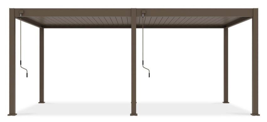 Садова пергола 3x6 Gutroof Elegance коричневий 005849