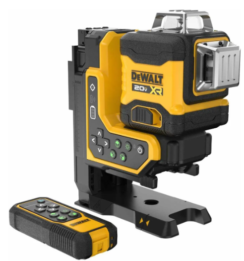 Лазерный нивелир DeWalt 18V DCLE34035B, 80 м, 3x360°, зелёный