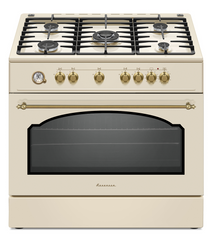 Комбінована плита Ravanson KWGE-90ARC 5 конфорок/110 л духовка