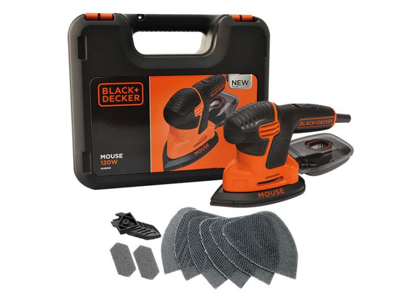 Многофункциональная осцилляционная шлифмашина BLACK+DECKER 120 Вт KA2500K