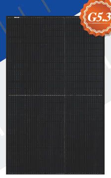 Сонячна панель 390 Вт FUUL BLACK Kraft&Dele R390W-FB