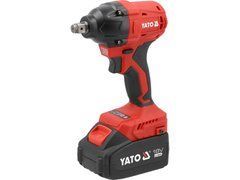 Ключ ударний безщітковий YATO 18V 350Nm, 2&times;4,0Ah