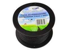 Волосінь кущоріза посилена (квадратна) 2 мм 300 м Geko G73959