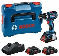 BOSCH ШУРУПОВЕРТ УДАРНЫЙ 18V GSB 18V-90 C 3xPC4,0Ah 64/36Nm LB ...