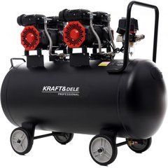 KOMPRESOR BEZOLEJOWY 100L 2x1500W KD1387