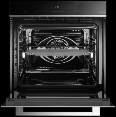 Вбудована електрична багатофункціональна духовка 60 см Concept black etv8560bc