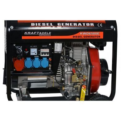 Дизельный генератор 6500W 12 / 230 / 380V KD120