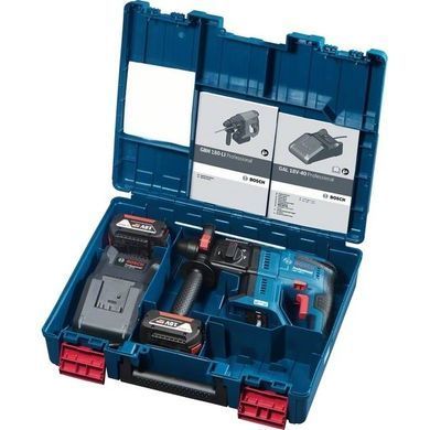 Перфоратор Bosch Professional GBH 180-LI 2J 2x4,0Ah BL +ACC