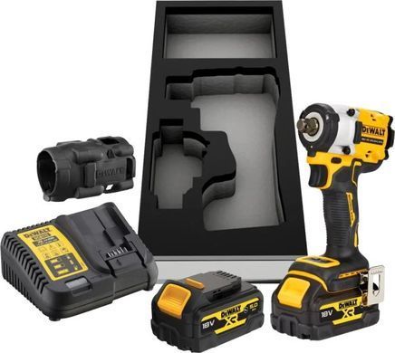 DEWALT КЛЮЧ УДАРНИЙ 1/2" 18V DCF921E2T 406Nm 2x1,7Ah POWERSTACK TSTAK