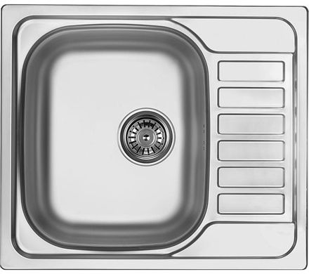Кухонна мийка Deante Soul ZEO 011A сталь - вбудована в стільницю, крило для сушіння