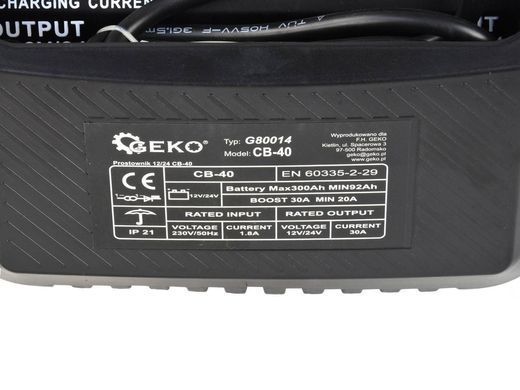 Випрямляч 12/24 В Geko G80014