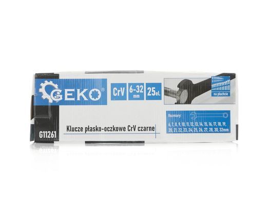 Комбинированные ключи 6-32 мм Geko G11261