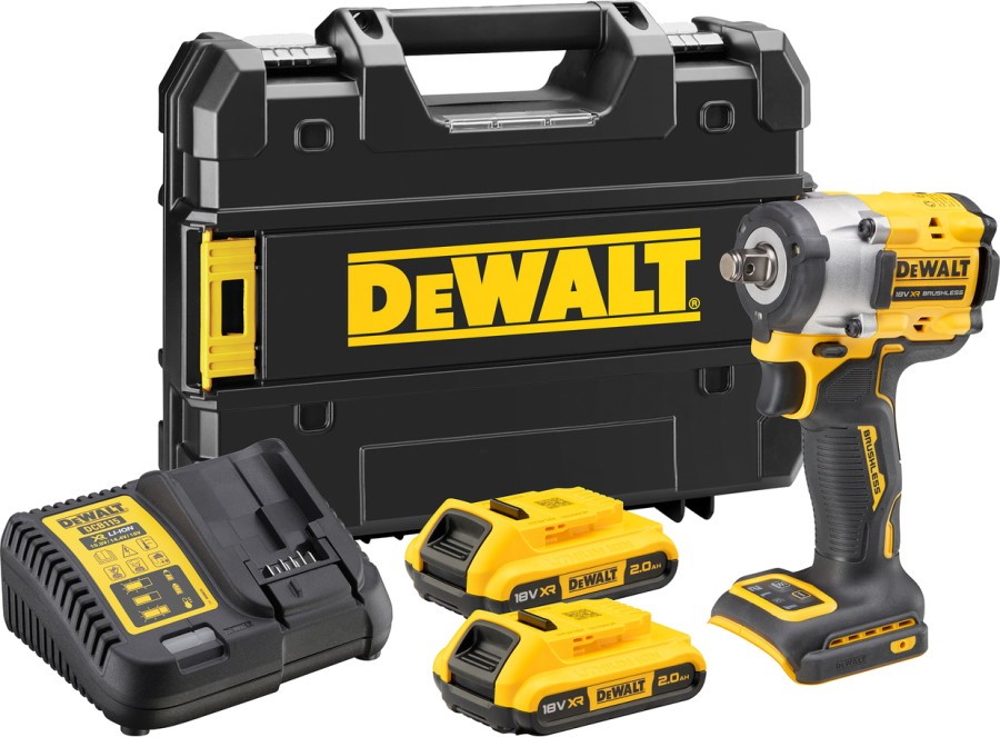 Аккумуляторный ударный гайковёрт DeWALT 18V 1/2