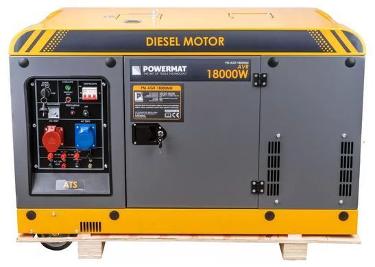 Генератор дизельний Powermat PM-AGR-18000MD 16 кВт