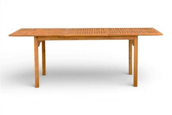Садовый комплект мебели для террасы из акации AKADIA раскладной стол 6 кресел Bj&oslash;rkka