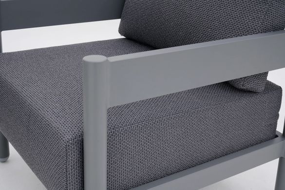 Садовый комплект мебели TREVIO CAFFE Grey диван, кресла и столик для террасы FURRORE