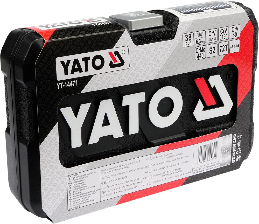 Набор инструментов Yato YT-14471, фото 2