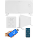 Конвекторний обігрівач скляний 2000 Вт з термостатом та WIFI Мaltec&nbsp;ECO LED