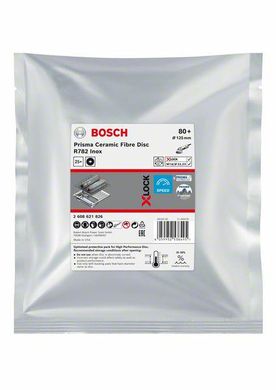 Bosch fibra шайба X-LOCK INOX 125 гр. 80 R782/25шт.
