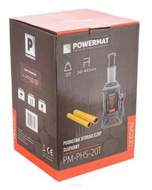 Домкрат гідравлічний Powermat PM-PHS-20T