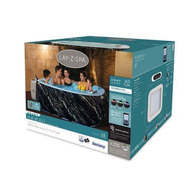 Надувной бассейн джакузи для дачи Bestway Hawaii Smart Luxe 60261