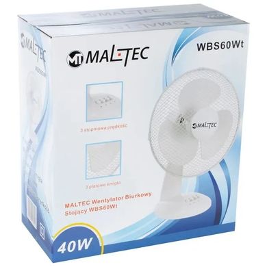 Настольный вентилятор Maltec WBS60Wt