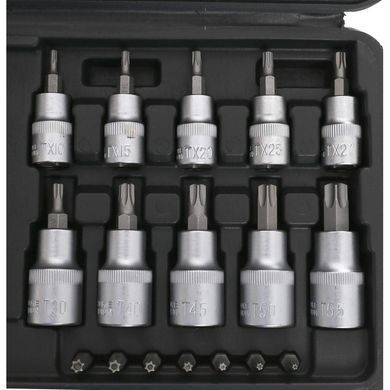 Набір біт та головок у кейсі Torx 30шт. Kraft&Dele KD10242