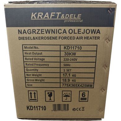 Нагреватель масляный 30 кВт термостат KD11710