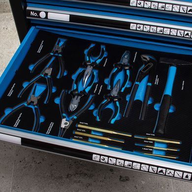 Шкаф для мастерской&nbsp;на колесах с инструментами&nbsp;7 ящиков, 258 элементов Mar-Pol