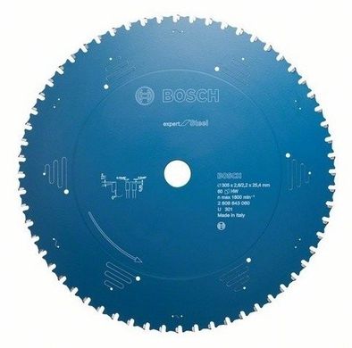 Пиляльний диск expert steel 305x25, 4x80z BOSCH