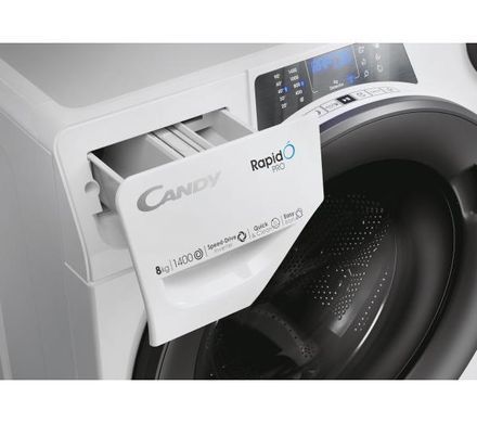 Пральна машина Candy RapidO Pro RP 486BWMR/1-S - 8кг