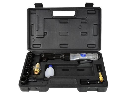 Пневматична тріскачка 1/2" з набором головок 16 шт Geko G00581