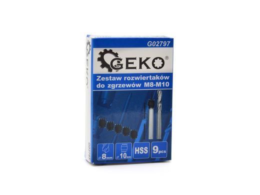 Набір зварювальних фрез-розгорток М8-М10 Geko G02797