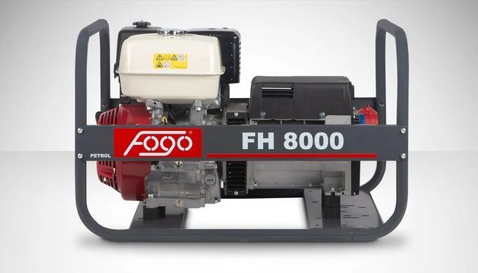 Генератор бензиновий 7,7 кВт Fogo FH8000  6,1 л