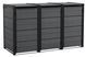 Шкаф для мусорных контейнеров Hide Away 3х240 L наружный Keter