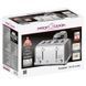 Тостер 4 скибочки вінтаж 1630 Вт ProfiCook PC-TA 1194 сірий