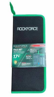 Напилки Rockforce + надфілі по металу, набір 17 ел.