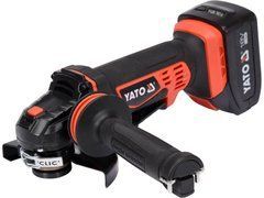 YATO КУТОВА ШЛІФМАШИНА 18V 2x3,0Ah