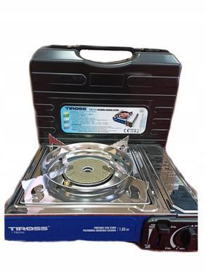 Плита туристическая газовая керамическая TIROSS TS-266 1650 W