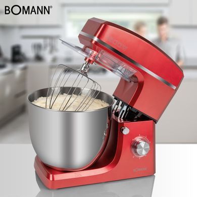 Кухонний комбайн 1500 Вт планетарний міксер 6,5 л Bomann KM 6036 CB