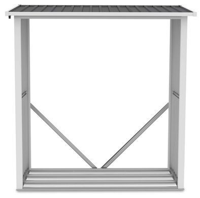 Дровница металлическая 182x89 см Hardmaister Denver темно-серый